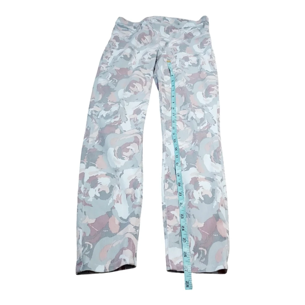 SPANX Jean-ish Blush Bloom Floral Leggings 20018R size L - Picture 8 of 11
